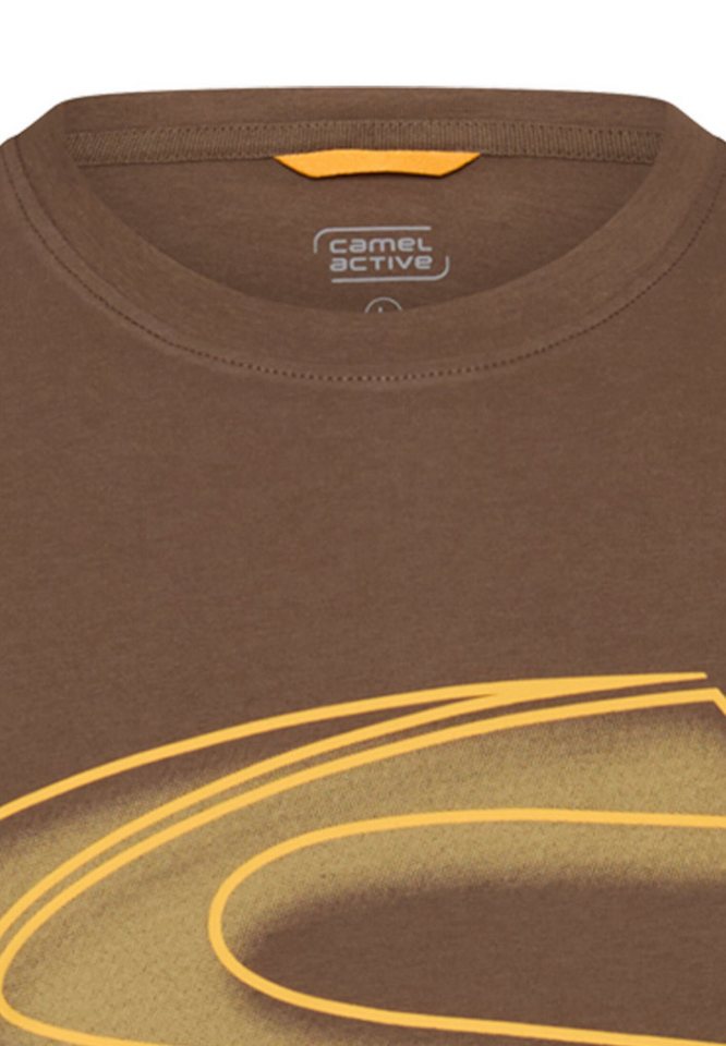 camel active Print-Shirt mit Logo-Print – Bild 3 von 4