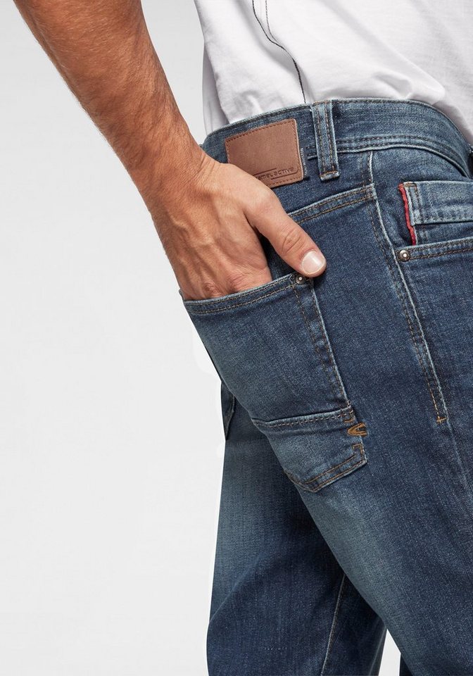 camel active Regular-fit-Jeans HOUSTON im klassischen 5-Pocket-Stil – Bild 3 von 5