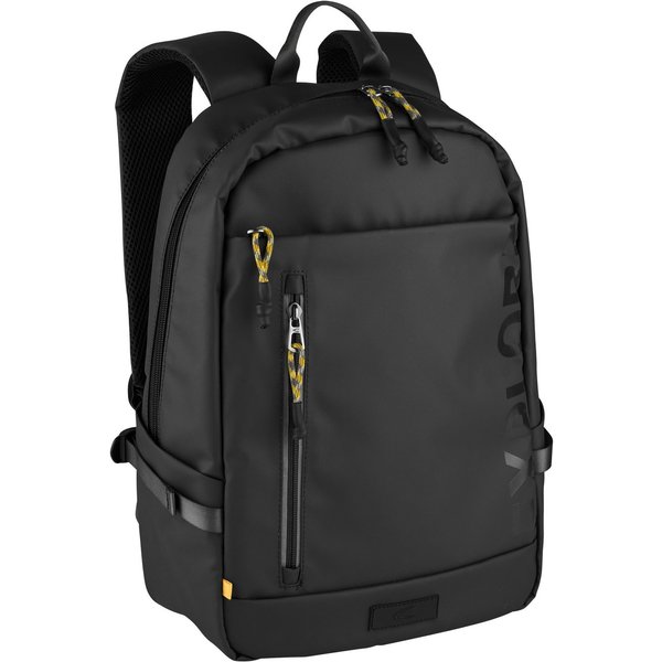 camel active Rucksack Explore, wasserabweisendes recyceltes Nylon und reflektierende Reißverschlüsse