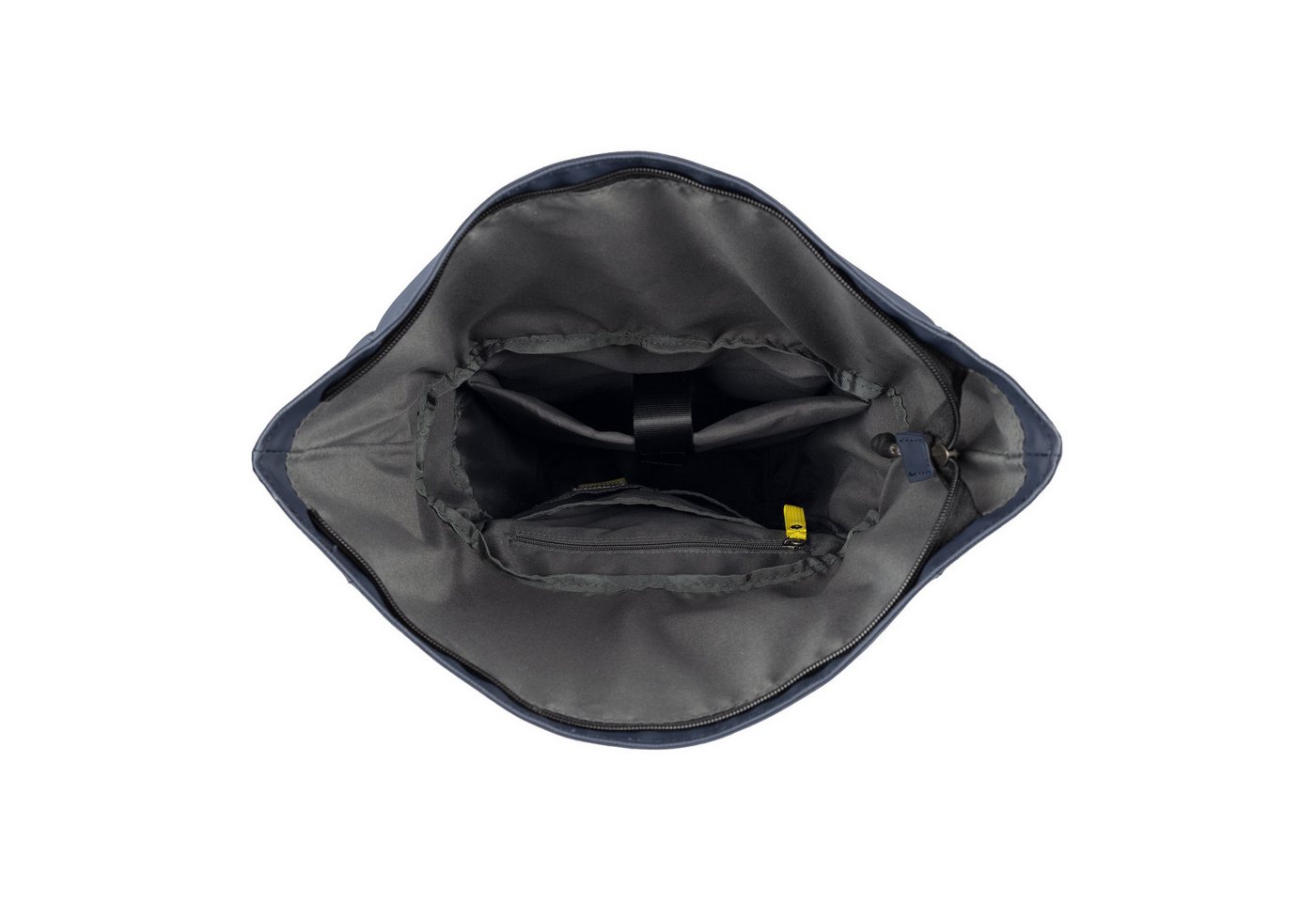 camel active Rucksack Explore, wasserabweisendes recyceltes Nylon und reflektierende Reißverschlüsse – Bild 5 von 5