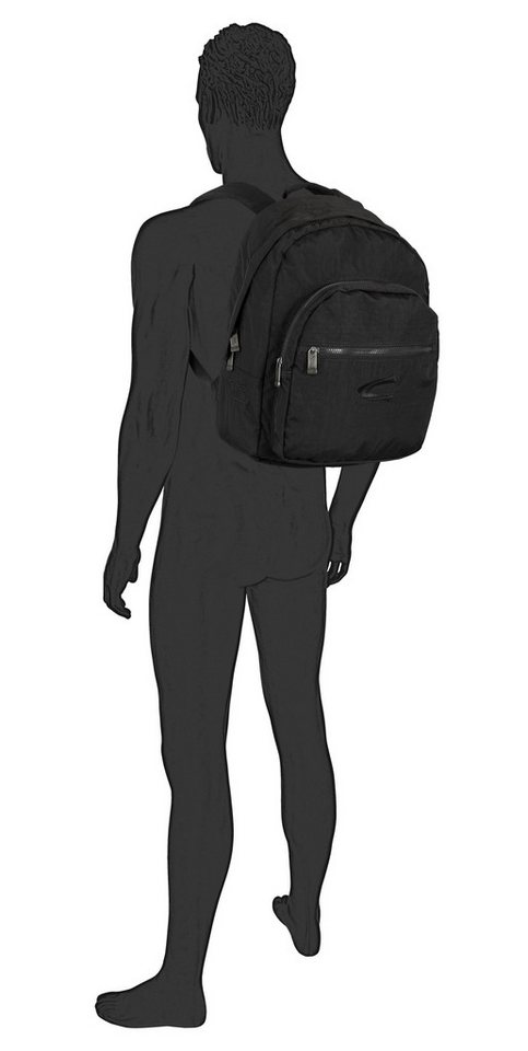 camel active Rucksack Journey, Unisex Freizeitrucksack mit Logostickerei – Bild 3 von 5