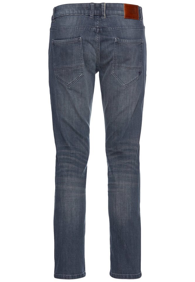 camel active Slim-fit-Jeans mit Leder-Badge – Bild 3 von 5