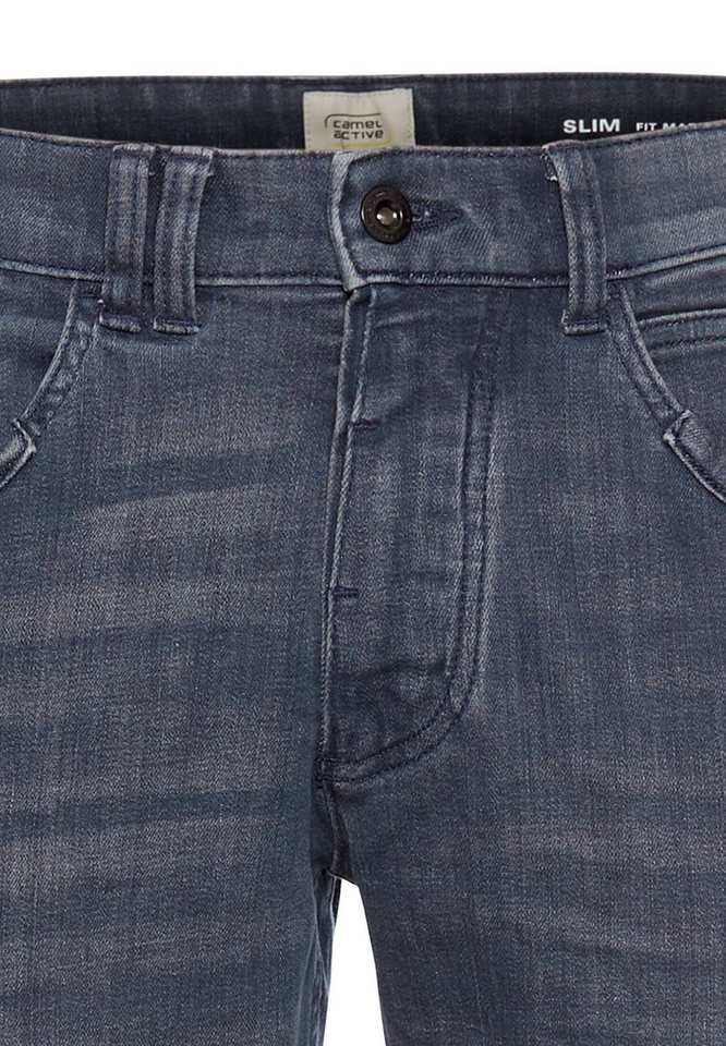 camel active Slim-fit-Jeans mit Leder-Badge – Bild 5 von 5