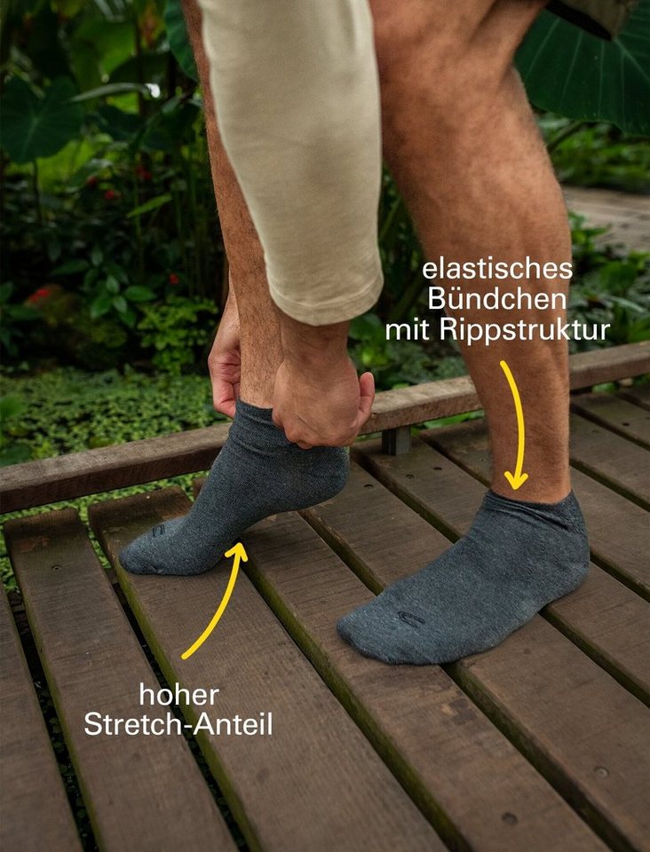 camel active Sneakersocken im 6er-Pack (Pack, 6-Paar, 6er Packung) – Bild 3 von 4