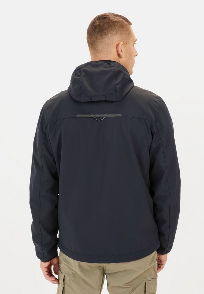 camel active Softshelljacke mit abnehmbarer Kapuze Langarm Reflektierende Details – Bild 2 von 5