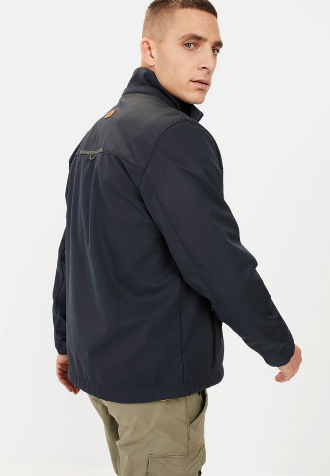 camel active Softshelljacke mit abnehmbarer Kapuze Langarm Reflektierende Details – Bild 4 von 5