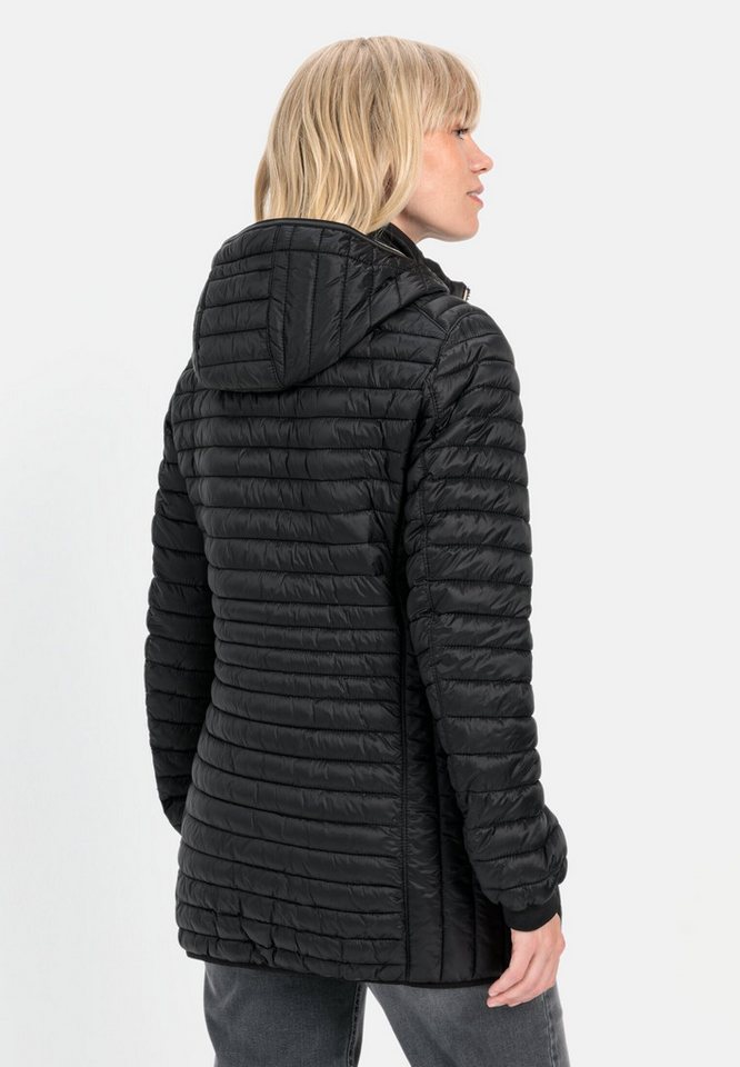 camel active Steppjacke aus recyceltem Polyamid Langarm Markenlogo – Bild 2 von 5
