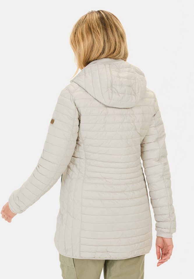 camel active Steppjacke aus recyceltem Polyamid Langarm Markenlogo – Bild 2 von 5