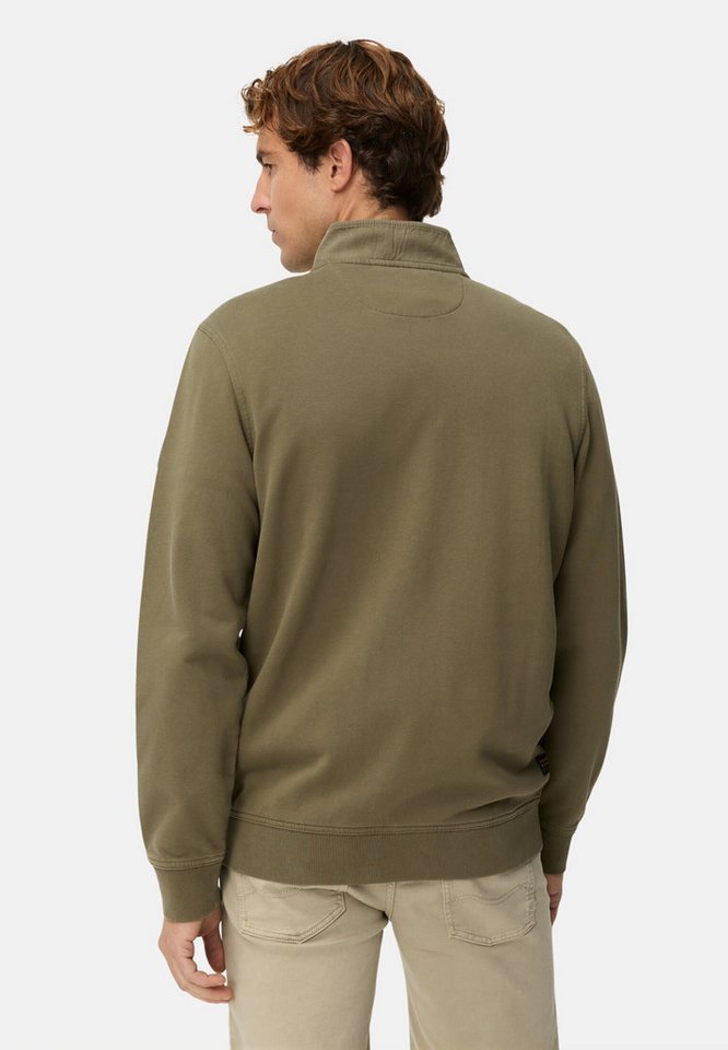 camel active Sweatjacke mit Kontrastdetails Langarm – Bild 2 von 5
