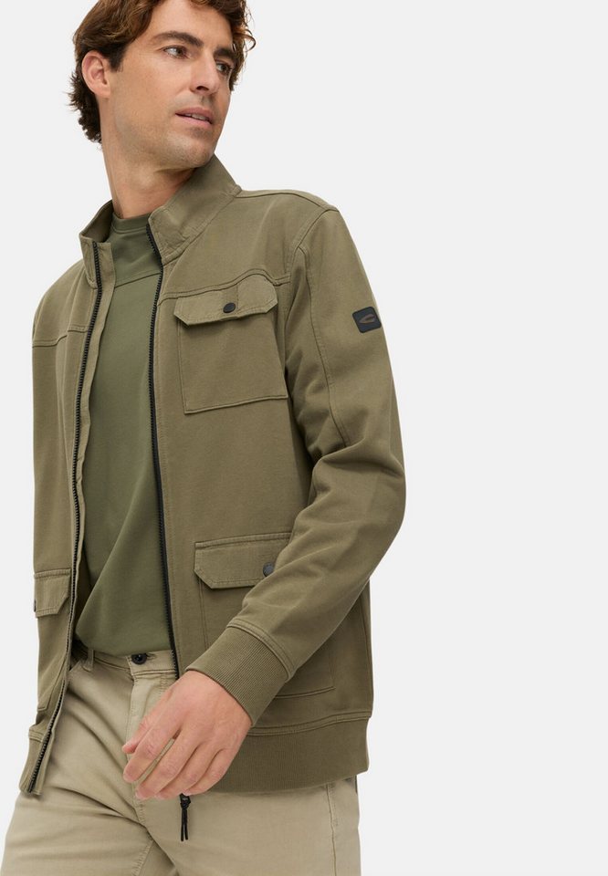 camel active Sweatjacke mit Kontrastdetails Langarm – Bild 4 von 5