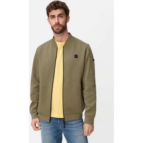 camel active Sweatjacke Sweatjacke mit Reißverschluss Langarm