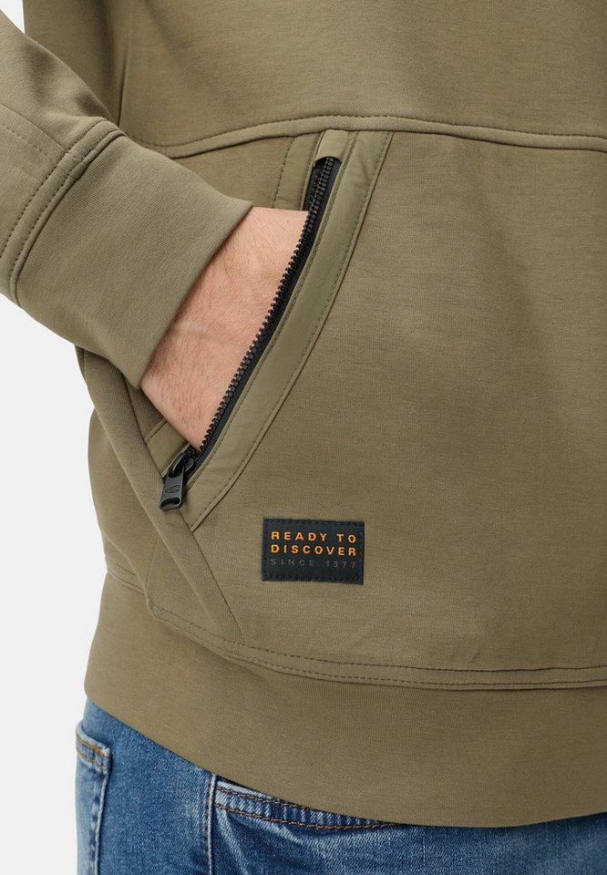 camel active Sweatjacke Sweatjacke mit Reißverschluss Langarm – Bild 4 von 5