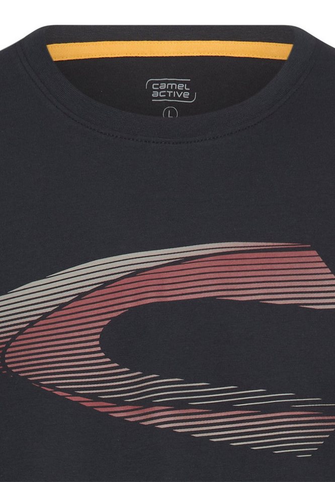camel active T-Shirt aus Baumwolle – Bild 3 von 4