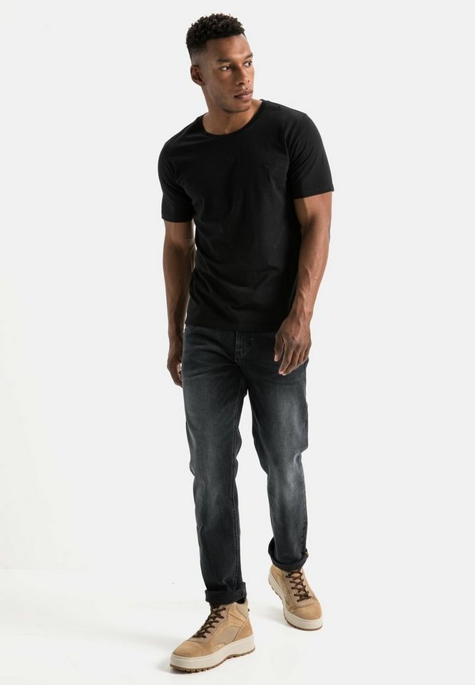 camel active T-Shirt aus reiner Baumwolle Kurzarm – Bild 3 von 5