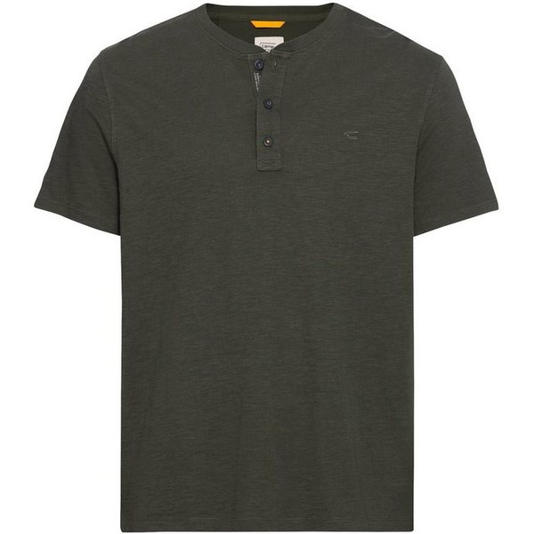 camel active T-Shirt mit Henley Ausschnitt