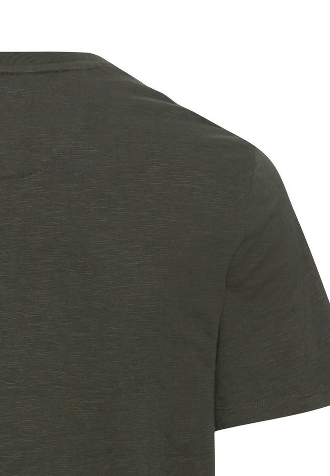 camel active T-Shirt mit Henley Ausschnitt – Bild 4 von 4