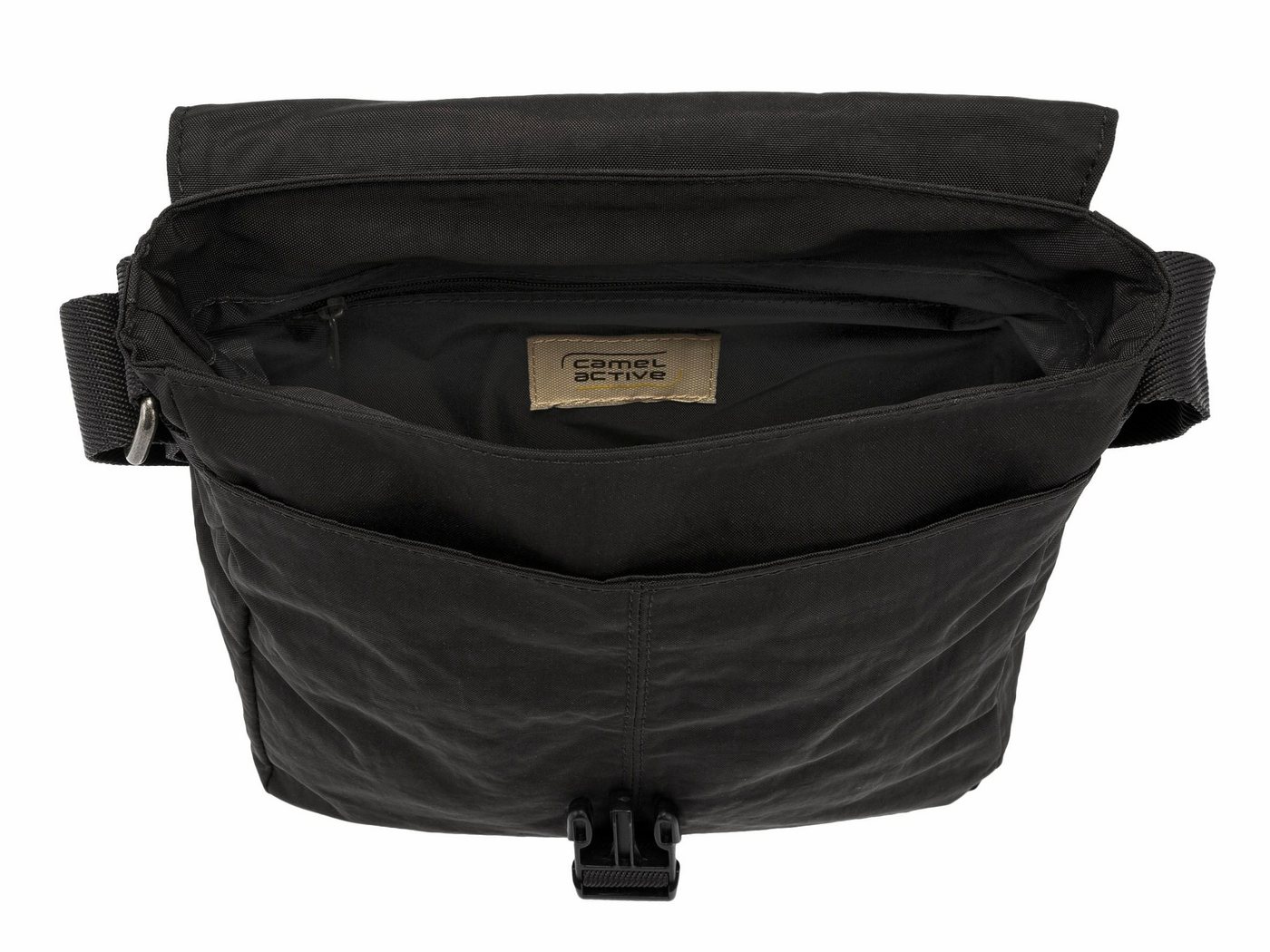 camel active Umhängetasche Journey, aus leichtem robusten Nylon, funktional perfekt für alle Lebenslagen – Bild 5 von 5