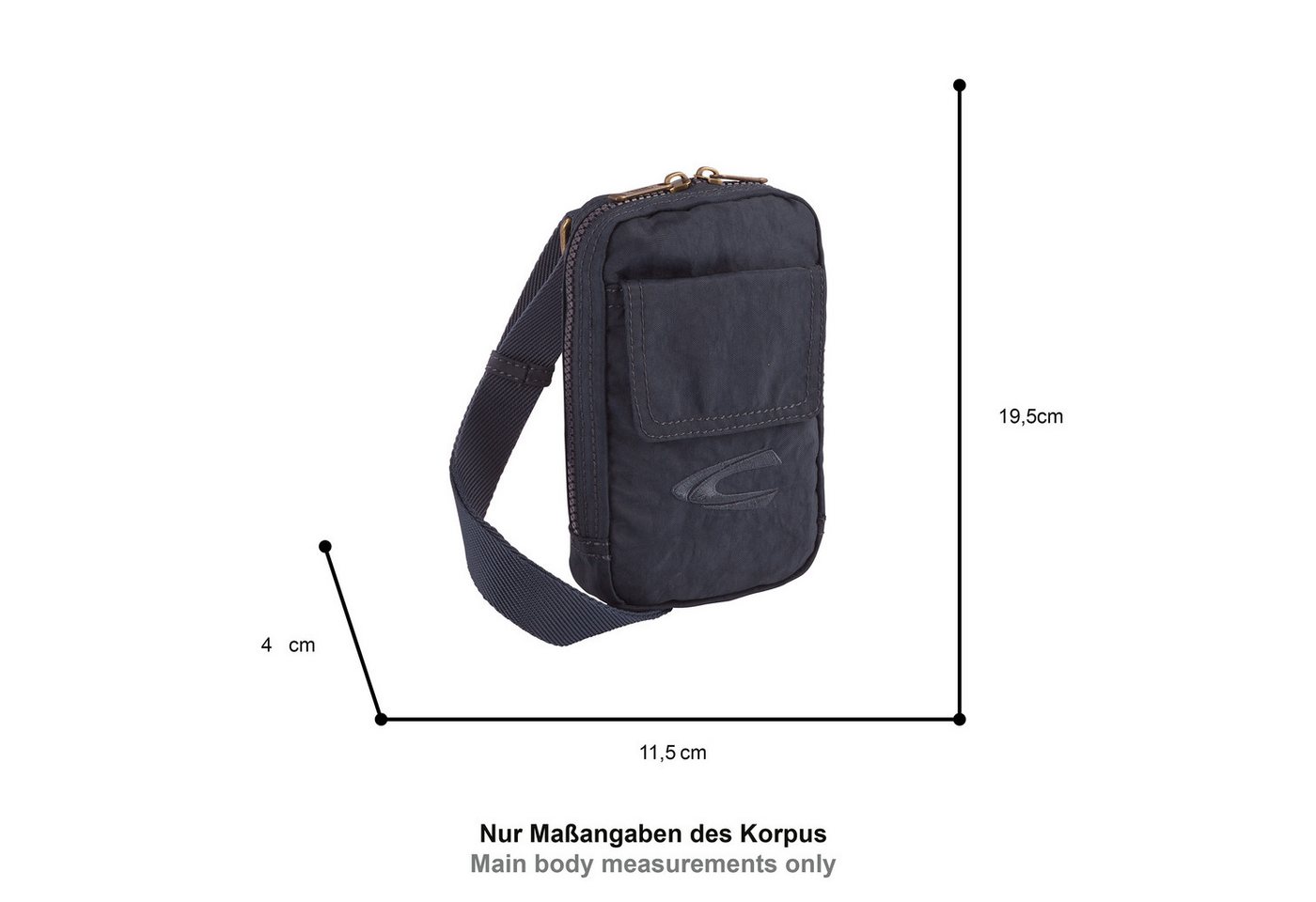 camel active Umhängetasche Journey, aus leichtem robusten Nylon, funktional perfekt für alle Lebenslagen – Bild 2 von 5