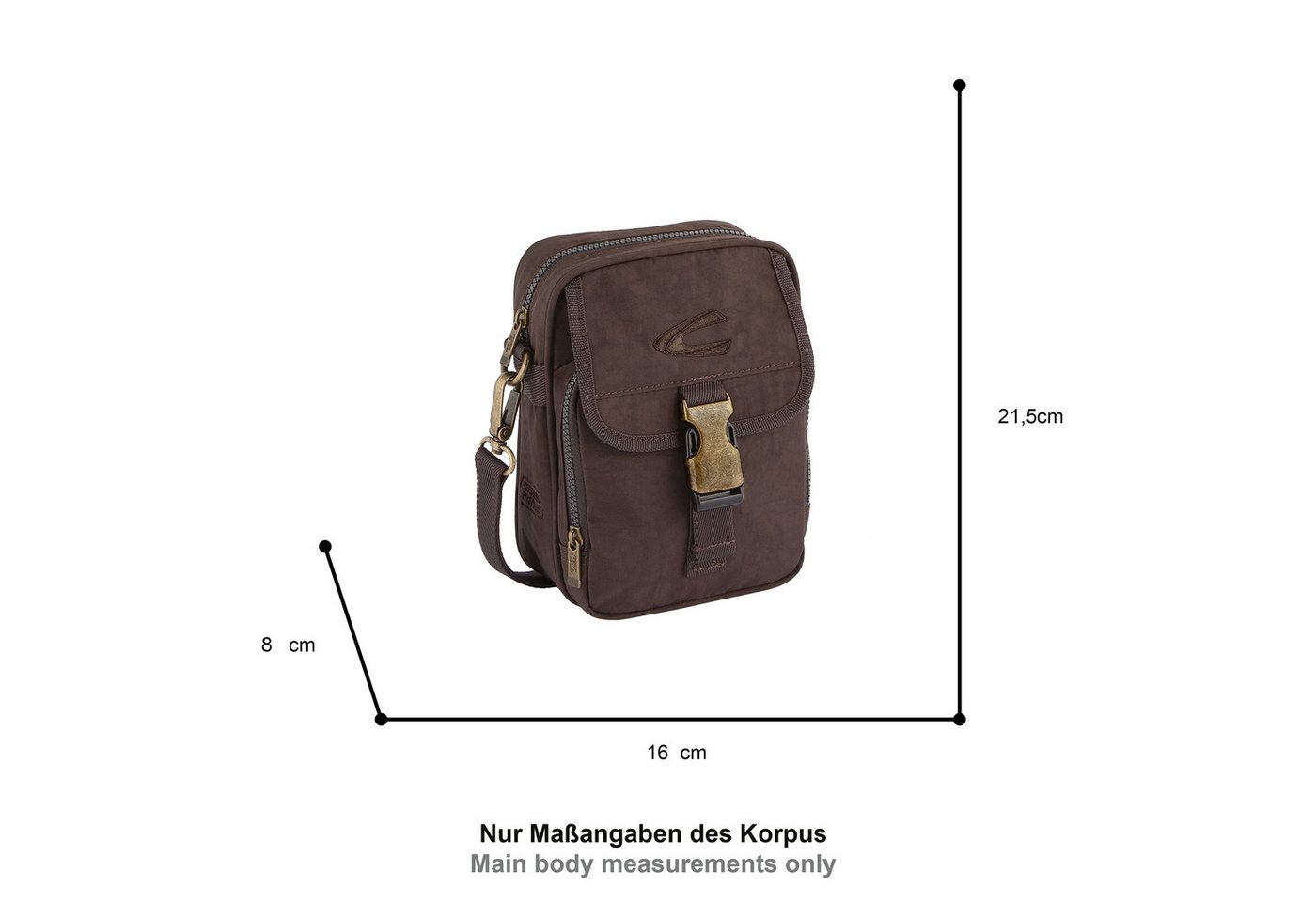 camel active Umhängetasche Journey, Herren Schultertasche, funktional und perfekt für alle Lebenslagen – Bild 2 von 5