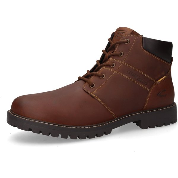 camel active Winterboots Schnürstiefel mit Profilsohle und Warmfutter