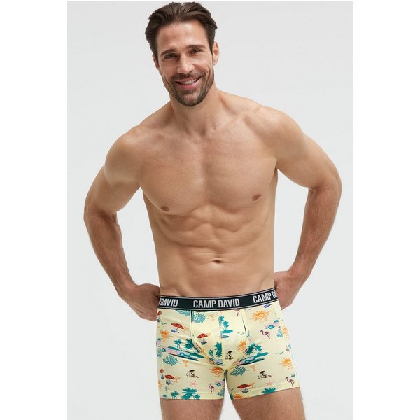 CAMP DAVID Boxershorts Set: (2-St) mit All Over Print