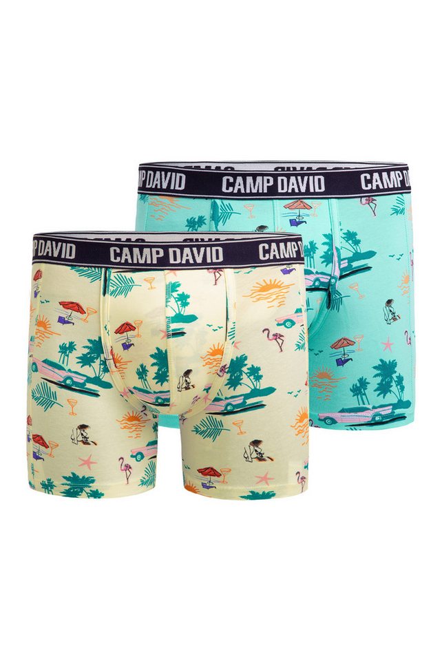 CAMP DAVID Boxershorts Set: (2-St) mit All Over Print – Bild 2 von 5