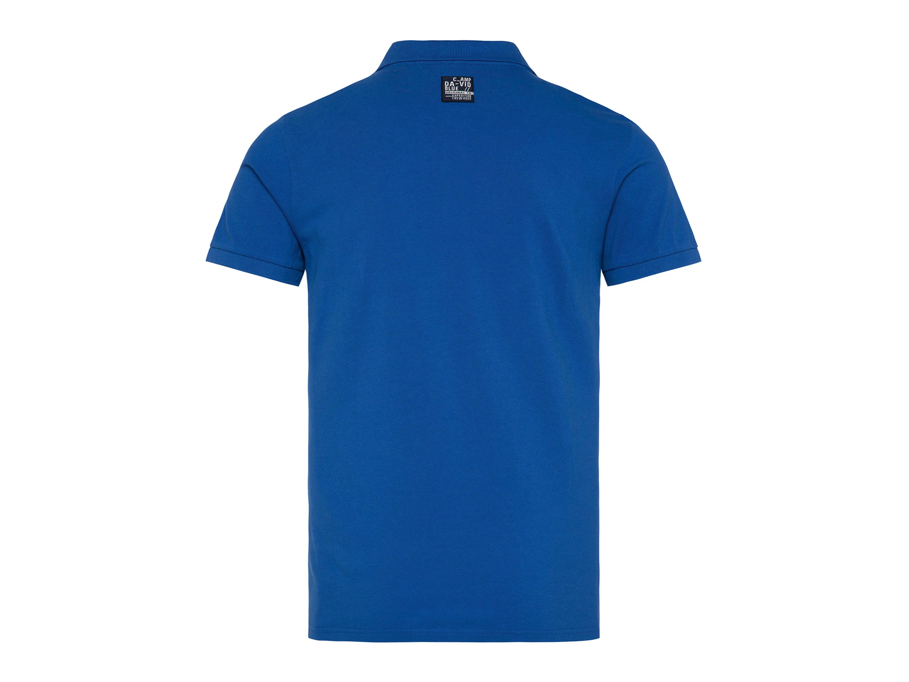 CAMP DAVID Herren Poloshirt (Blau, M) – Bild 2 von 2