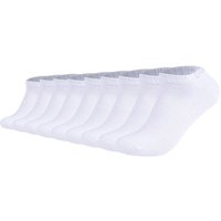 CAMP DAVID Herren Sneakersocken, 9er Pack - Action-Mesh Cotton Sneaker 9P, Logo, Größe 39-42 in Weiß