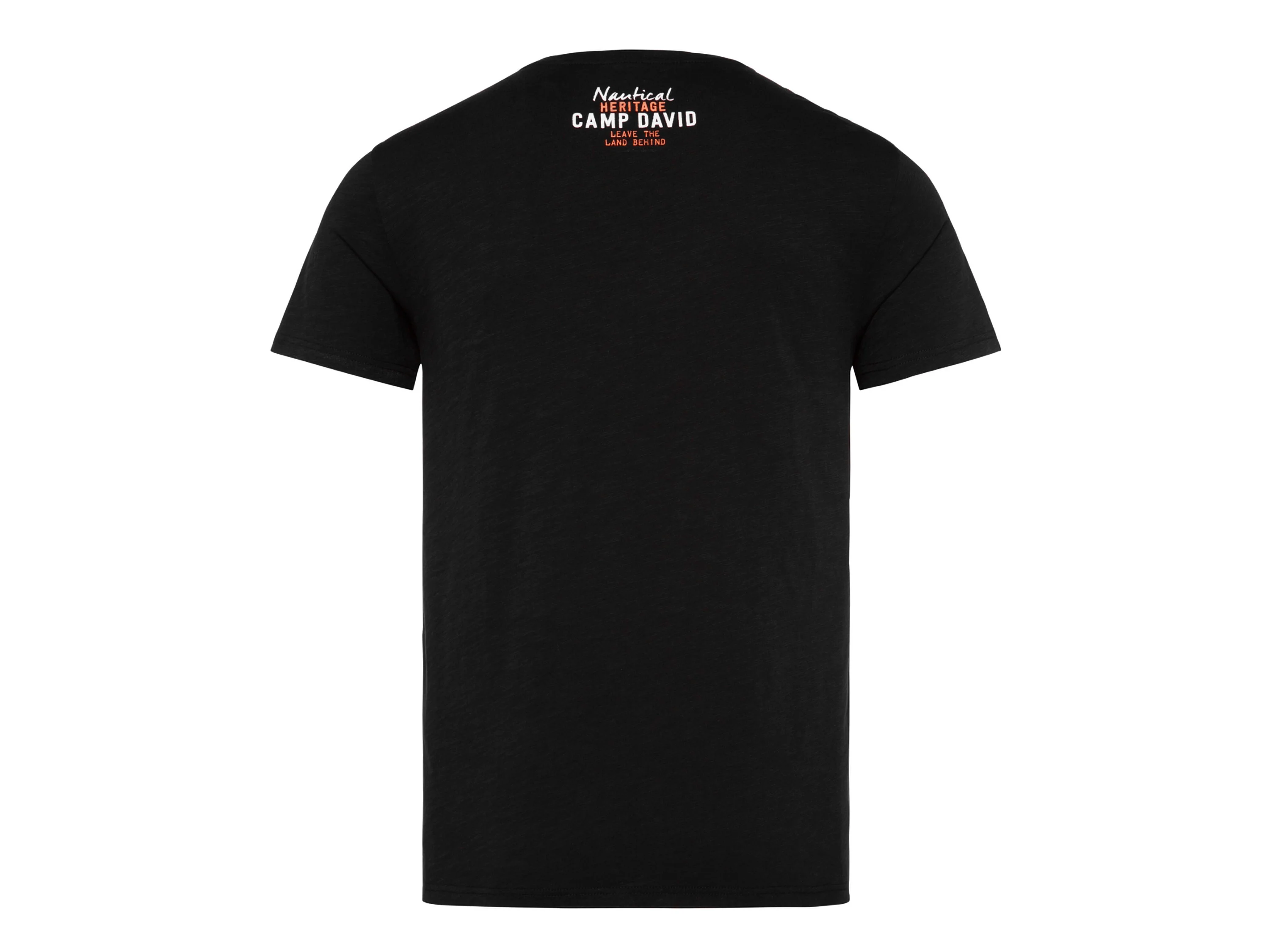 CAMP DAVID Herren T-Shirt (Schwarz, M) – Bild 2 von 2