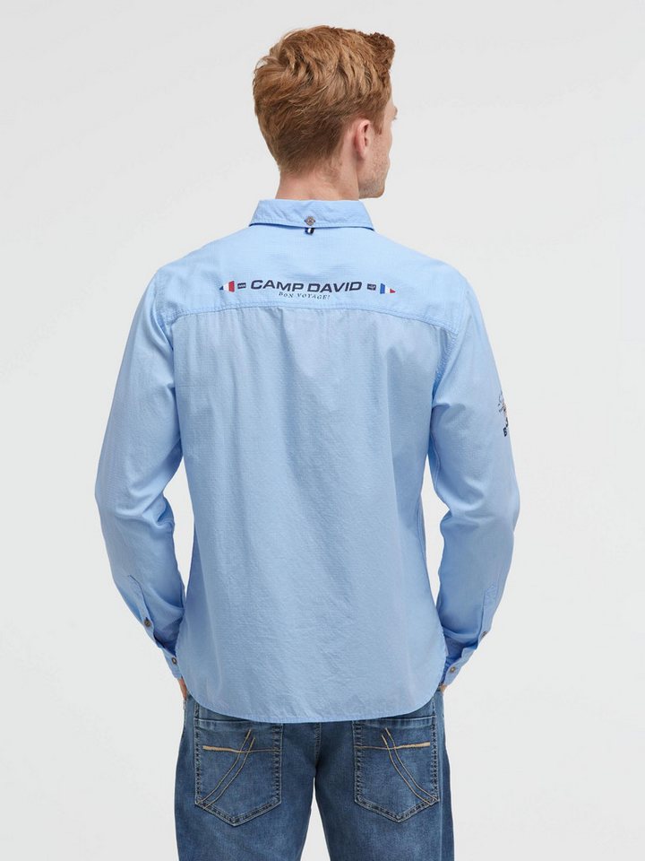CAMP DAVID Langarmhemd mit Kentkragen – Bild 5 von 5