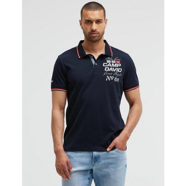 CAMP DAVID Poloshirt aus Baumwolle