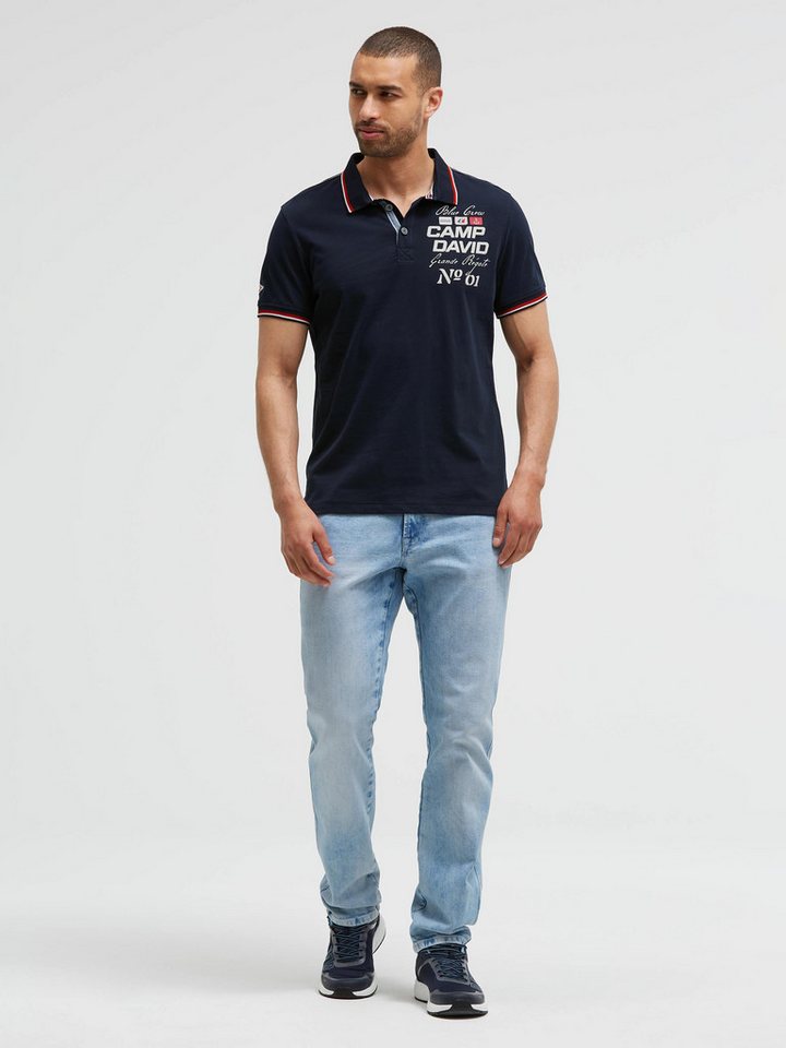 CAMP DAVID Poloshirt aus Baumwolle – Bild 3 von 5