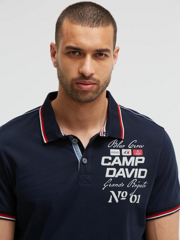 CAMP DAVID Poloshirt aus Baumwolle – Bild 4 von 5