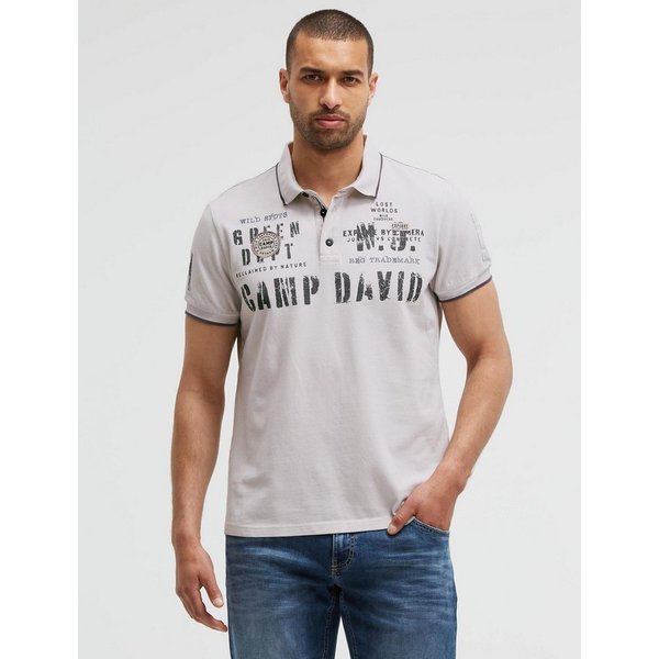 CAMP DAVID Poloshirt aus Baumwolle