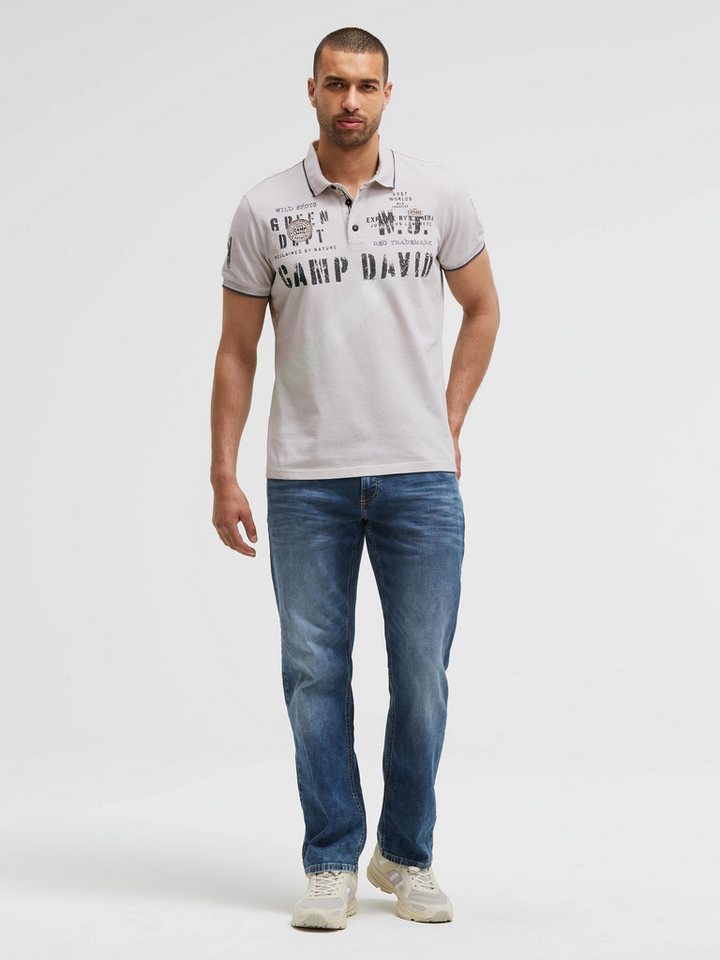 CAMP DAVID Poloshirt aus Baumwolle – Bild 3 von 5