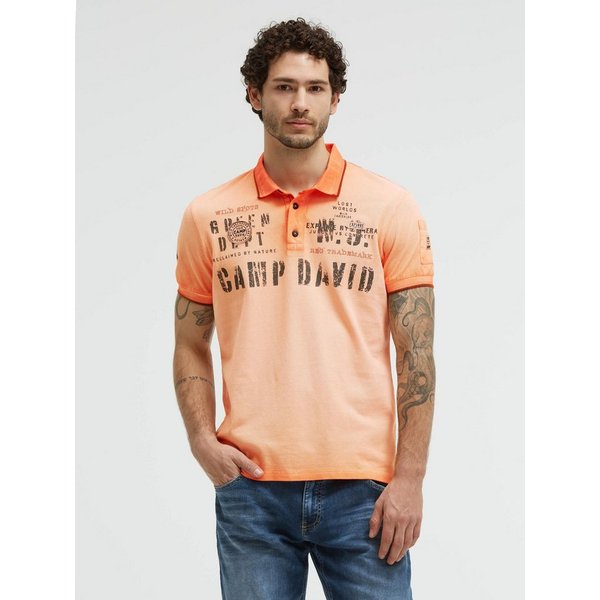 CAMP DAVID Poloshirt aus Baumwolle