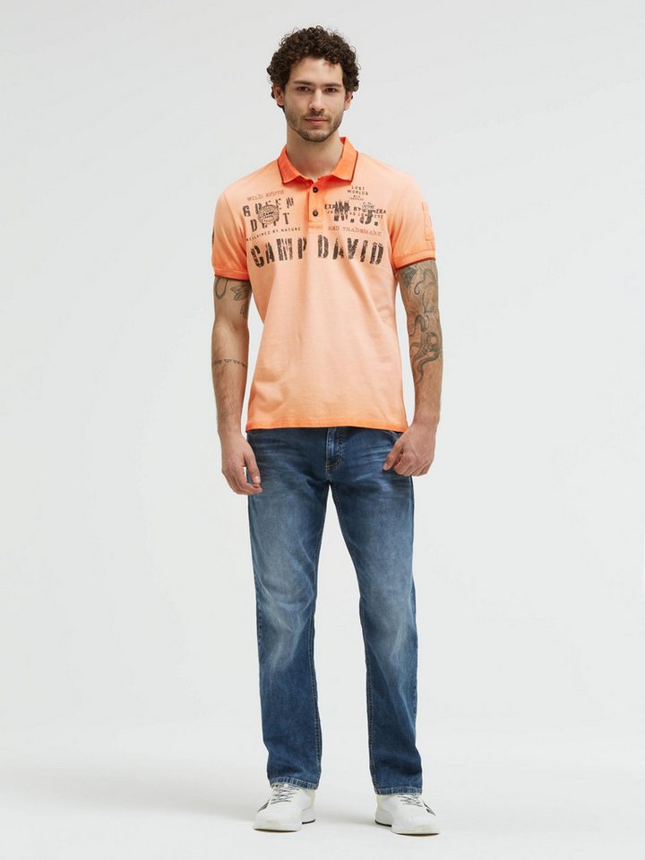 CAMP DAVID Poloshirt aus Baumwolle – Bild 3 von 5