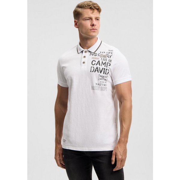 CAMP DAVID Poloshirt aus Baumwolle