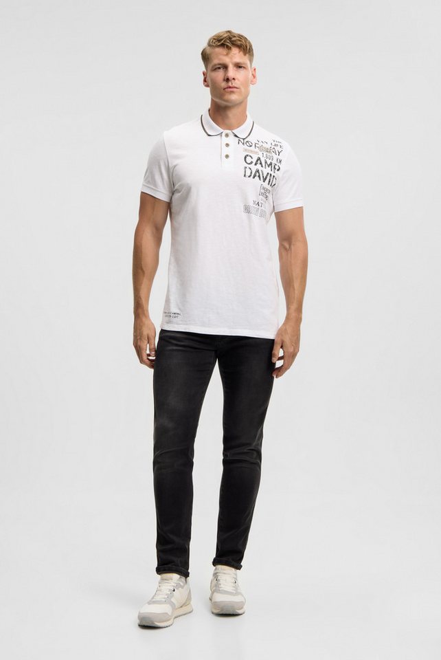 CAMP DAVID Poloshirt aus Baumwolle – Bild 3 von 5