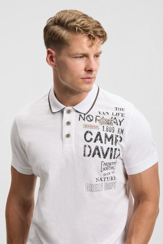CAMP DAVID Poloshirt aus Baumwolle – Bild 4 von 5