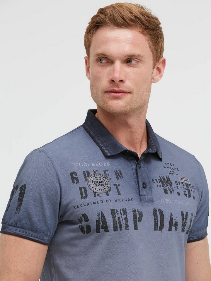 CAMP DAVID Poloshirt aus Baumwolle – Bild 4 von 5