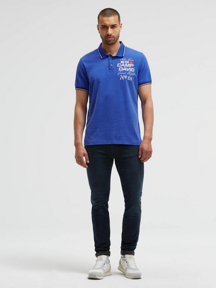 CAMP DAVID Poloshirt aus Baumwolle – Bild 3 von 5