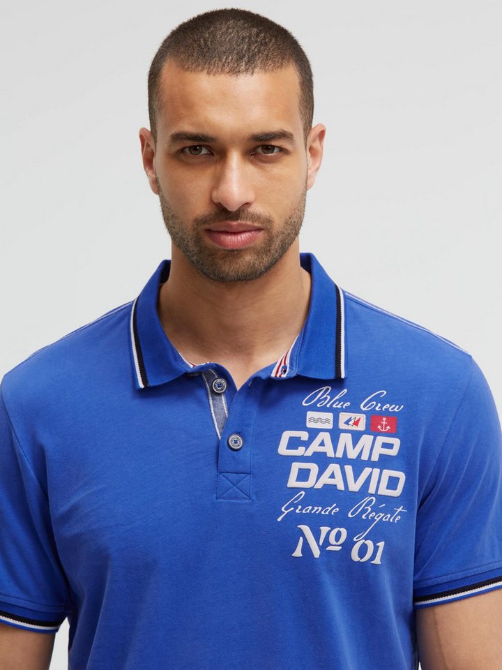 CAMP DAVID Poloshirt aus Baumwolle – Bild 4 von 5