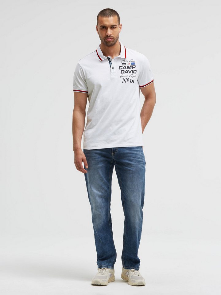 CAMP DAVID Poloshirt aus Baumwolle – Bild 3 von 5