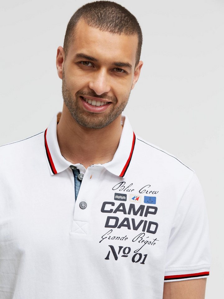 CAMP DAVID Poloshirt aus Baumwolle – Bild 4 von 5