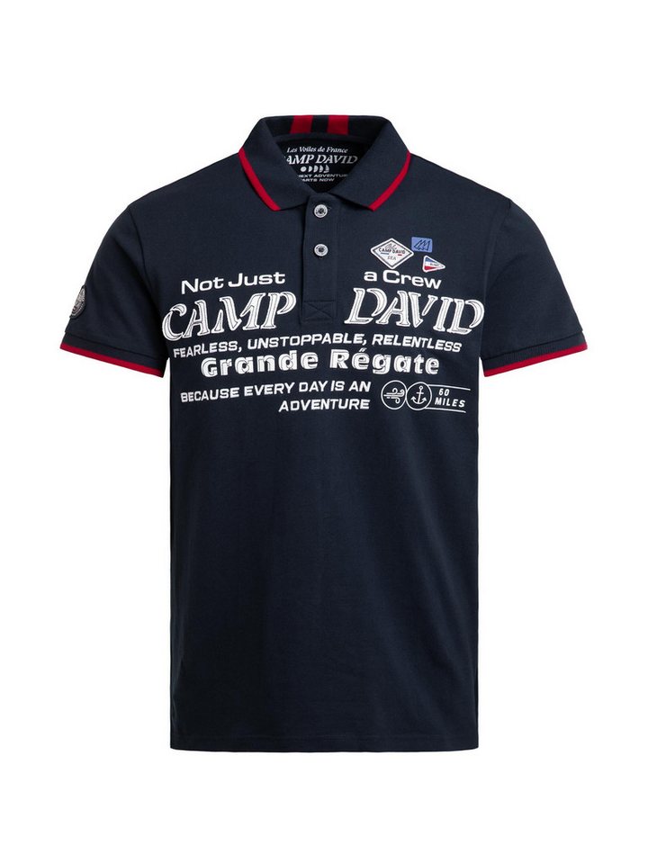 CAMP DAVID Poloshirt mit Baumwolle – Bild 2 von 5