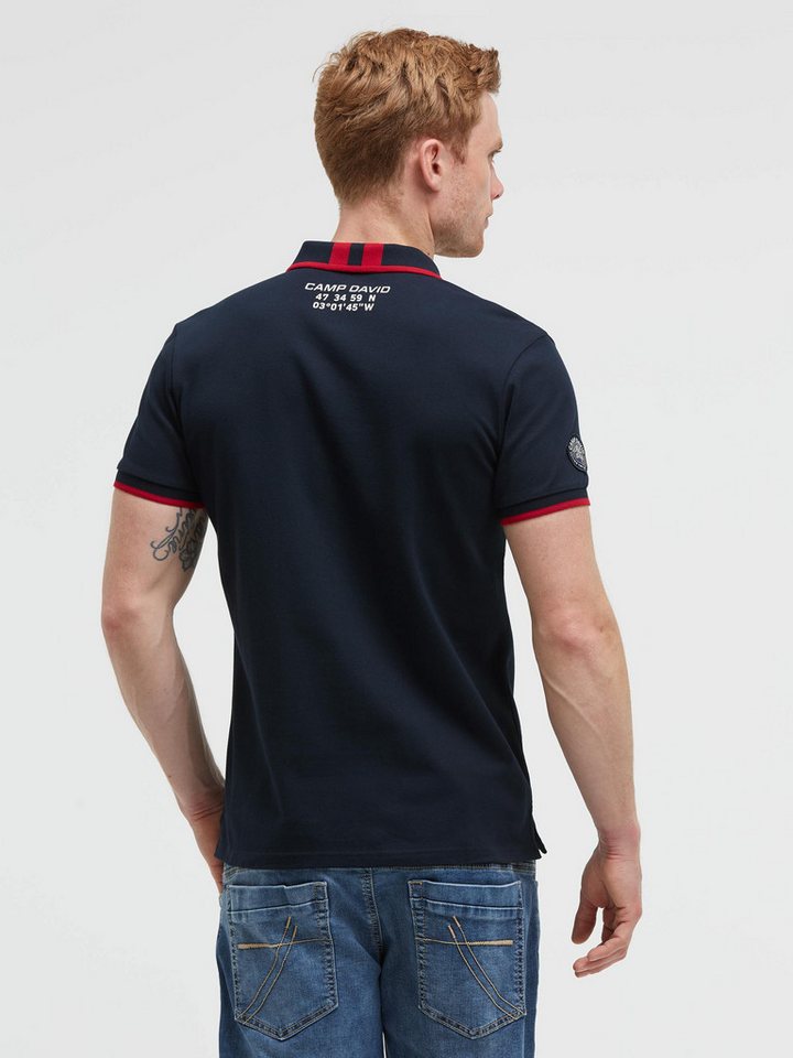 CAMP DAVID Poloshirt mit Baumwolle – Bild 5 von 5