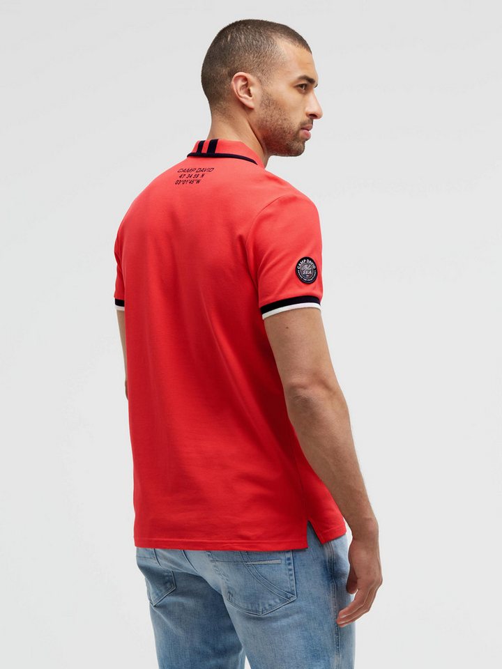 CAMP DAVID Poloshirt mit Baumwolle – Bild 5 von 5