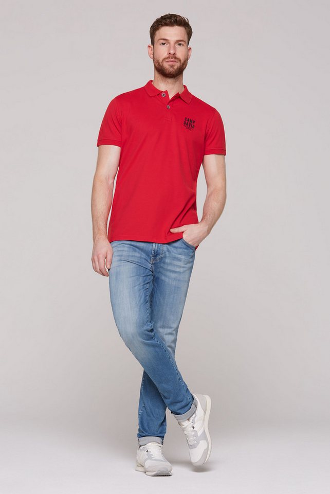 CAMP DAVID Poloshirt mit Elasthan-Anteil – Bild 3 von 5