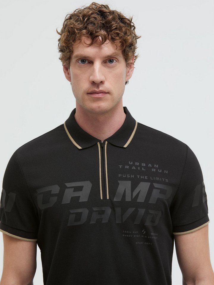 CAMP DAVID Poloshirt mit Seitenschlitze – Bild 4 von 5